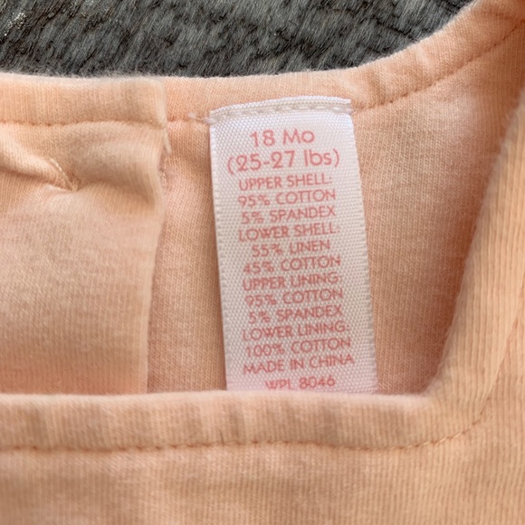 First Impressions Peach Spring Dress - Picture 3 of 6
